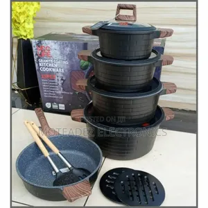 UCC LIFE 13pcs Non Stick Granite Block Design Cookware Set