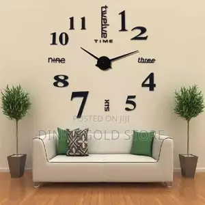Big Size Diy Clock 3D