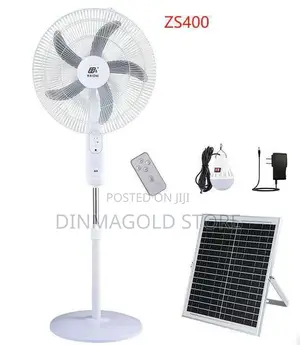 TSW ZS-400 18 Inches Solar Rechargeable Fan