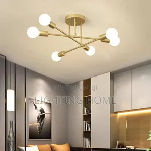 By 6 Bulbs Chandelier