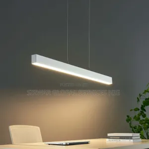 40w Office Drop Fittings Linear Light White Frame