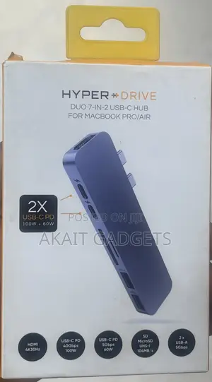 Hyper ++Drive Duo 7 in 2 USB C Hub