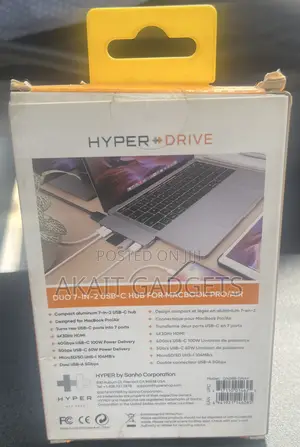 Hyper ++Drive Duo 7 in 2 USB C Hub