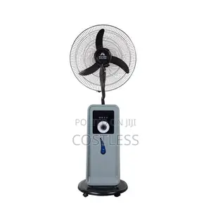 Rechargeable Mist Fan + Remote + Solar Charge Port + Usb
