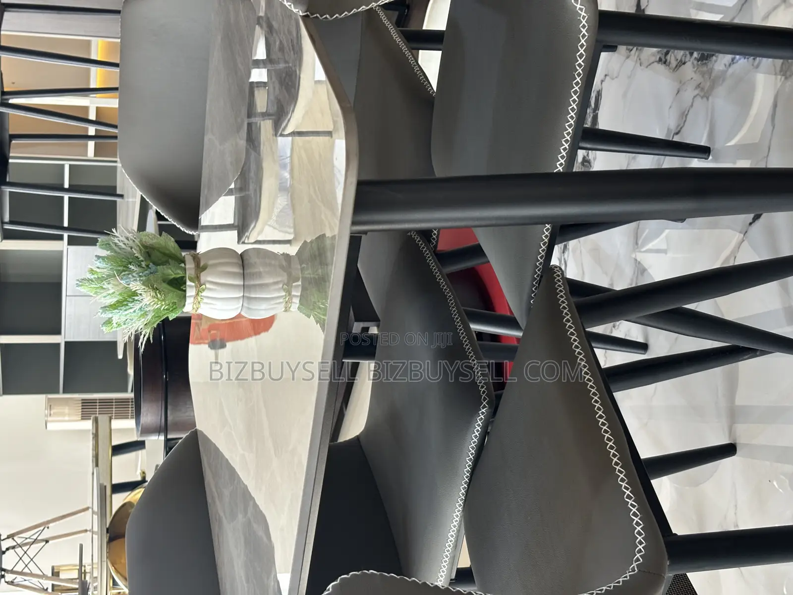 Four Seaters Marble Dining Set