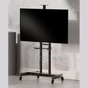 Height Adjustable Heavy Duty TV Cart Mobile Stand 55" 90"