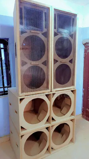 Empty Speaker Boxes