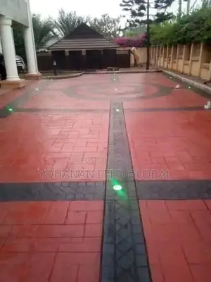 Landscaping: Stamp Concrete Floor