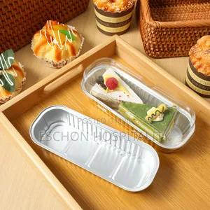 Aluminum Foil Baking Loaf Pans With Lids Gold (100 Pcs)