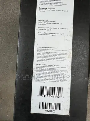 New Laptop Alienware M15 r3 32GB Intel Core i7 SSD 1T
