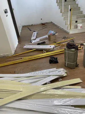 Light Brown Turkish SPC Floor Installation
