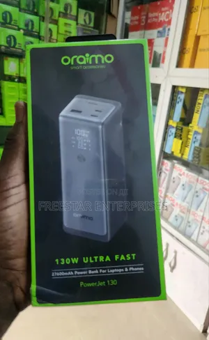 Oraimo 130W Power Bank. Oraimo 27600 Mah Power Bank.
