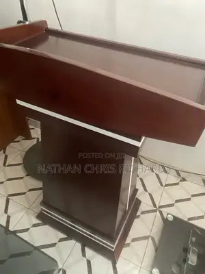 Wooden Preach Foreign Pulpit