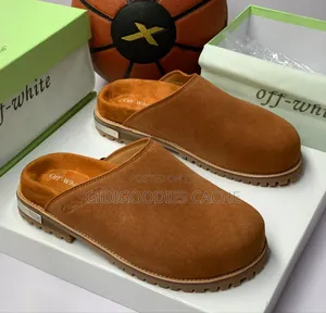 Off-White Luxury Suede Mules