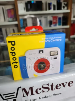 Popoto 60mm Focus Free Instant Camera With Camera Bag Stra
