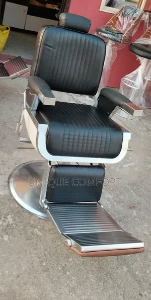 American Executive Recliner Rolling Salon Barber Chair