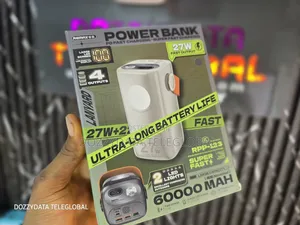 Remax 60000mah RPP 123 27w ULTRA-LONG BATTERY LIFE Powerbank