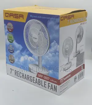 Portable “7” RECHARGEABLE FAN