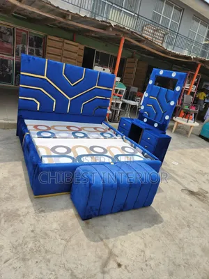 Padded Six by Six Bed Frame