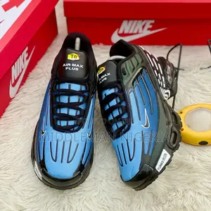 Nike Airmax Plus 3 TN Aqua Gradient Black Blue Sneakers