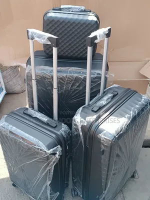 Big Set of 4 FL Unbreakable Elastic Rubber Travel Luggage Bo