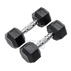 Pair of Hex Commercial Dumbbell 6kg
