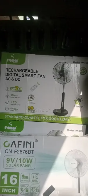 18 Inches Iwin AC/DC SOLAR Standing Fan