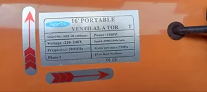 16 Inches Exhaust Fan Single Phase 2900rpm