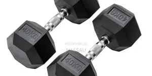 Pair of Hex Commercial Dumbbell 40kg