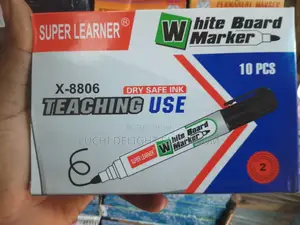 Whiteboard Marker Mixed Colors - 10 Pieces (Temporary)