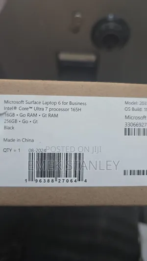 New Microsoft Surface Laptop 6 16GB Intel Core Ultra 7 SSD 256GB