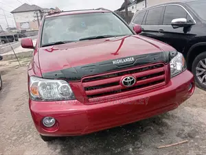 Toyota Highlander Limited V6 AWD 2003 Red