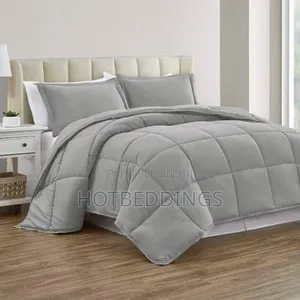 Plain Coloured Duvet,Bedsheet With 4 Pillow Cases