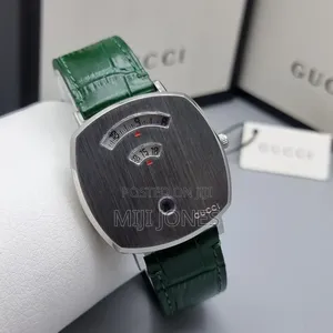 Gucci Unisex Green Leather Watches