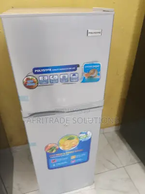 Fast Cooling Polystar 168litres Double Door Top Freezer