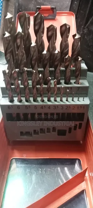 Metric Drill Bit Set 1 to 13mm