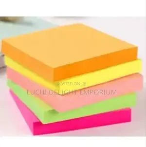A Set of Colorful Sticky Notes (Short)