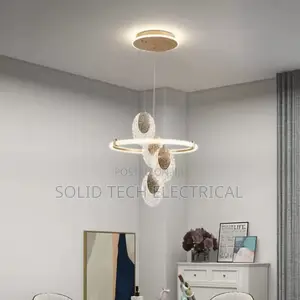 Led Droplight Chandelier Warmwhite Blue and Violet