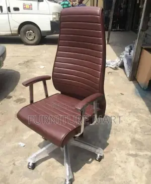 Brown High Back Executive Office Chair
