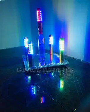 Short Led Multicolored Champagne Light