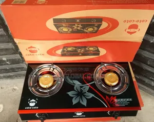 2 Burner Coto Coto Glass Gas Burner Cooker