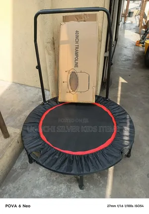 Spring Trampoline With Hadle Curve