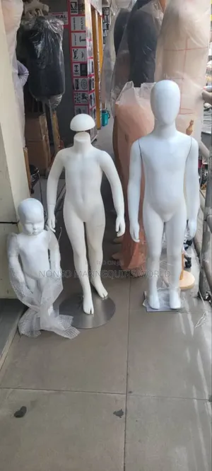 Glossy White Kids Display Mannequins