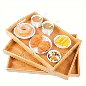 3in1 Wooden Tray Set