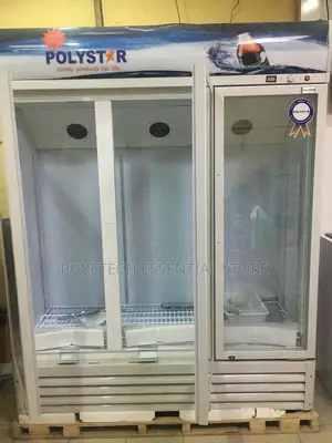 Original Polyester 3 Door Showcase Beverage Chiller