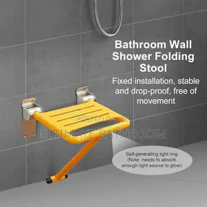 Bathroom Wall Shower Folding Stool