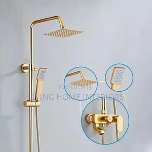 Midas Golden Standing Shower Mixer