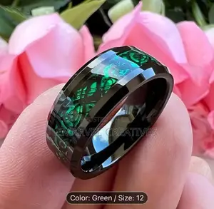 Classic 8mm Stainless Steel Celtic Dragon Ring for Men,