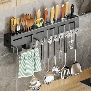 60 Cm Wall Mounted Cutlery Holder for Knife,Spoons