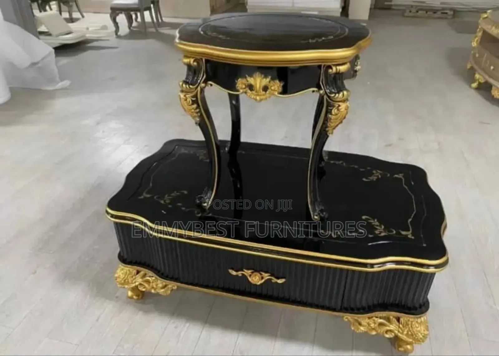 Quality Table Set With Two Stools.